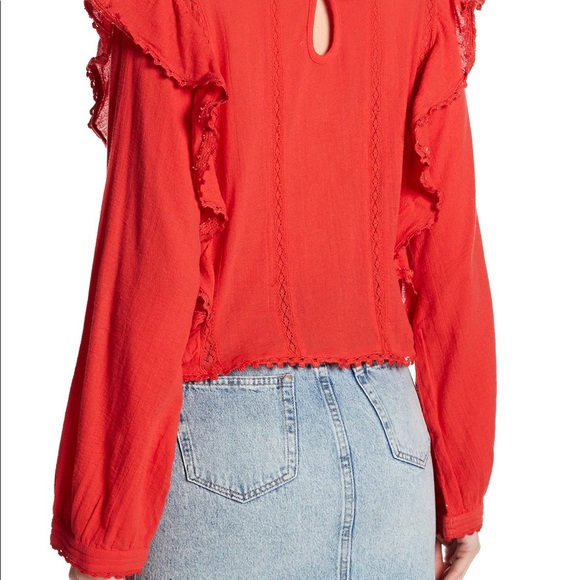 Free people embroidered top - Picture 2 of 4